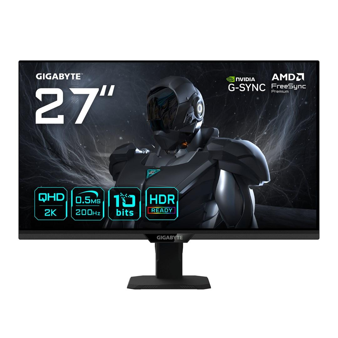 Gigabyte G27Q20T Gaming PC Skærm - 27" QHD, SS-IPS, 200Hz, 0.5ms, HDMI, DP