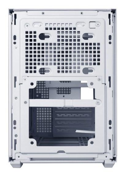 LIAN LI B4-mATX Wood Mini Tower PC-kabinet - hvid/træ, micro ATX og Mini-ITX