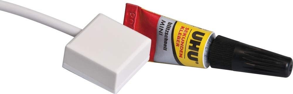 ABUS Potential-free Glass Breakage Detector with Adhesive - gas sensor - white