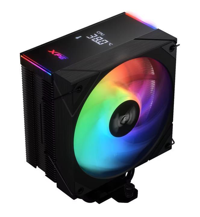 XPG MAESTRO PLUS 42SA CPU-luftkøler med 120 mm PWM-ventilator og RGB-belysning - sort