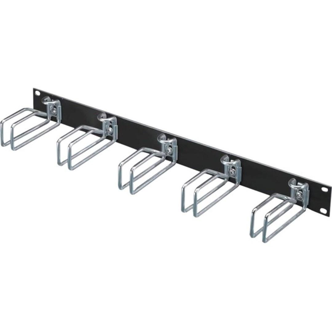 Rittal 7257.105 kabelstyringspanel til rack med 5 kabelholdere