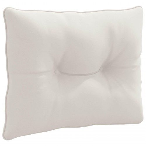 Rygpude PUTTEN - hvid 60 x 40 x 10 cm