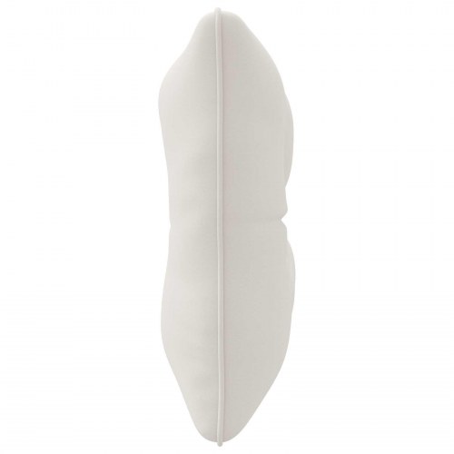 Rygpude PUTTEN - hvid 60 x 40 x 10 cm