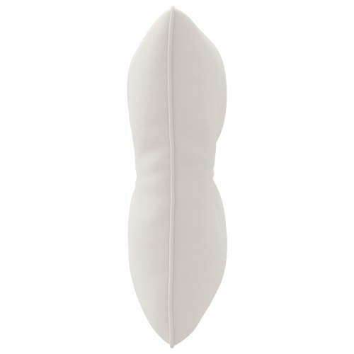 Rygpude PUTTEN - hvid 40 x 40 x 10 cm