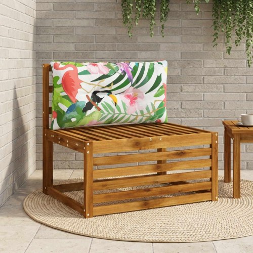 Rygpude PUTTEN flerfarvet 70 x 40 x 10 cm