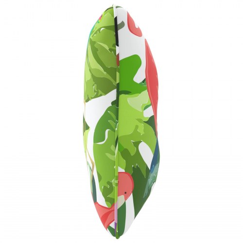 Rygpude PUTTEN flerfarvet 70 x 40 x 10 cm