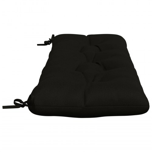 Bænkepuder VIANEN 2 stk. - sort 110 x 40 x 12 cm