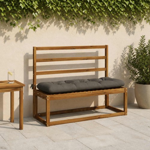 Bænkepuder VIANEN 2 stk. - grå 100 x 40 x 12 cm