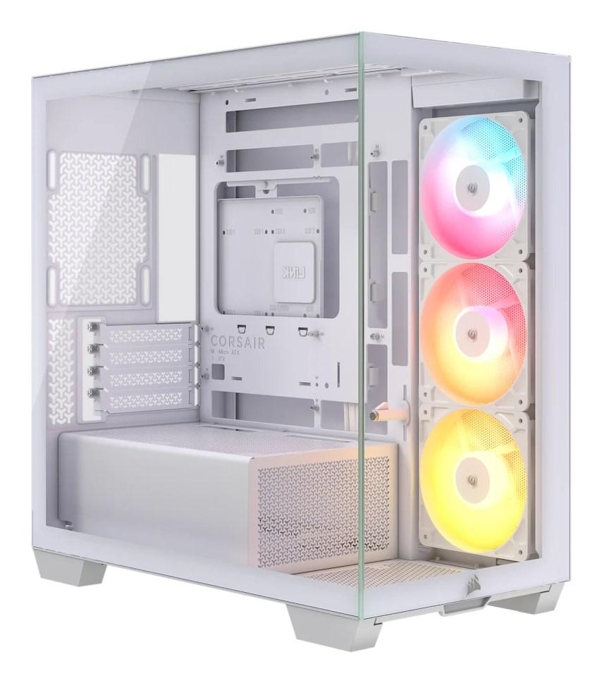 Corsair 2800X RS-R ARGB midi tower PC kabinet til micro ATX/Mini-ITX - Hvid