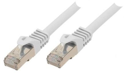 Shiverpeaks BASIC-S - Patchkabel - RJ-45 (han) til RJ-45 (han) - 30 m - SFTP, PiMF - CAT 7 - halogenfri, formet, knastfri - hvid