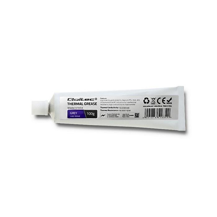 Qoltec kølepasta 100 g - grå varmeledende pasta 4,63 W/m-K, model 51654