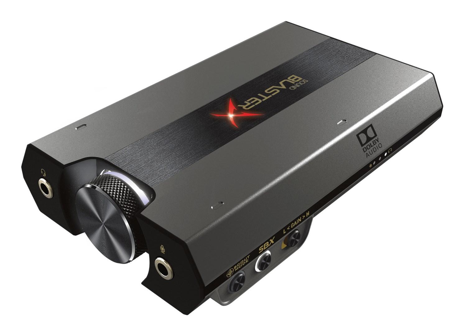 Creative Sound BlasterX G6 eksternt USB-lydkort med 7.1 surround og 384 kHz