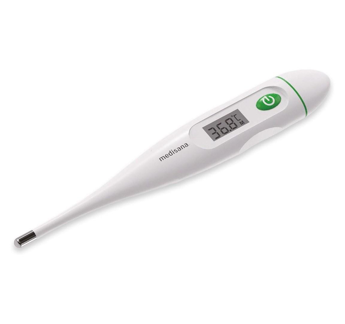 Medisana TM 200 digitalt febertermometer med fleksibel spids, LCD-display og etui