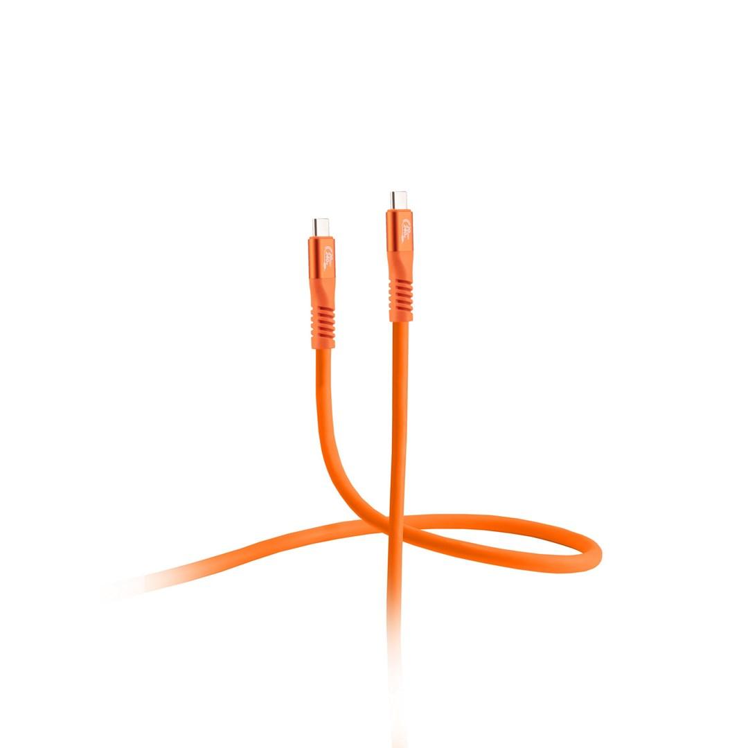 Flexline FL31-77157 USB-C kabel 1,5 m - USB 3.2 Gen 2x2, 20 Gbit/s, 240 W, orange