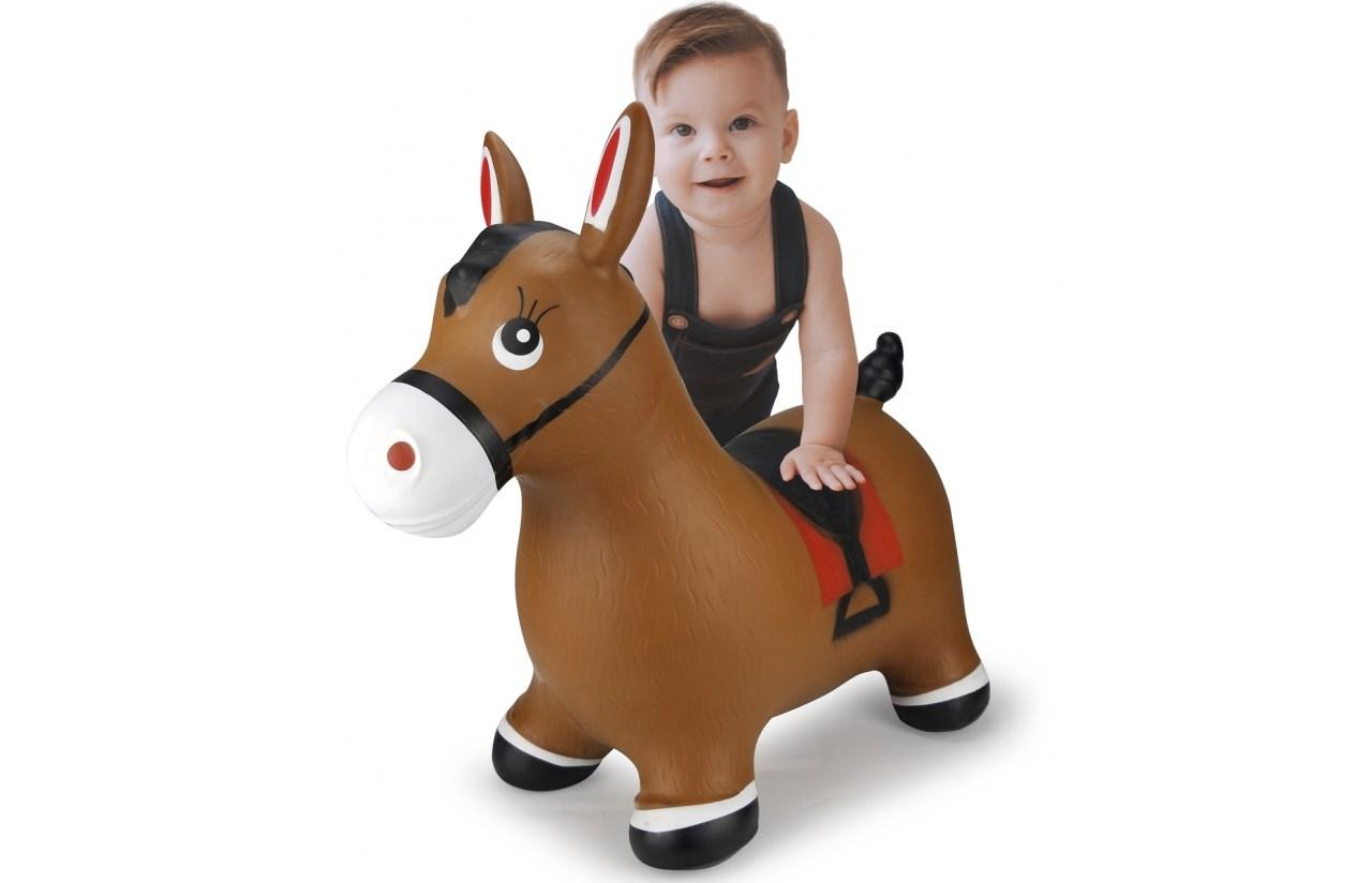 Jamara Hopping animal horse brown with pump, 1 År, Brun