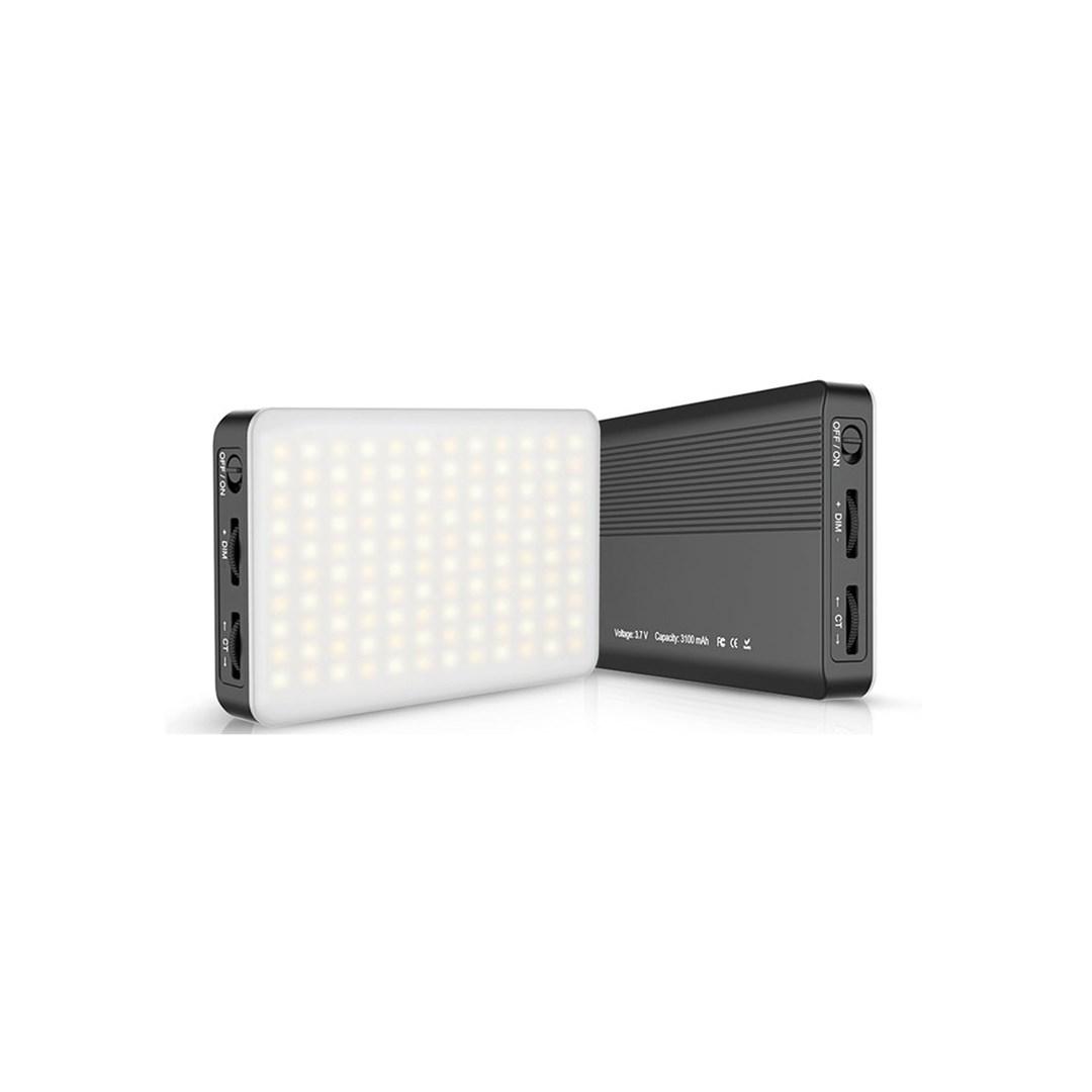 LED-videolys VL-1 med 120 LED, batteri, USB-C og justerbar farvetemperatur 3200-6500 K