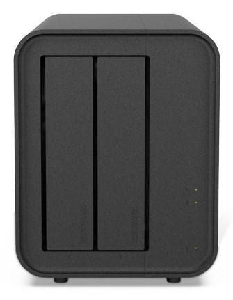 TerraMaster D5 HYBRID diskarray til desktop, 5-bay lagringskabinet med USB-C, sort