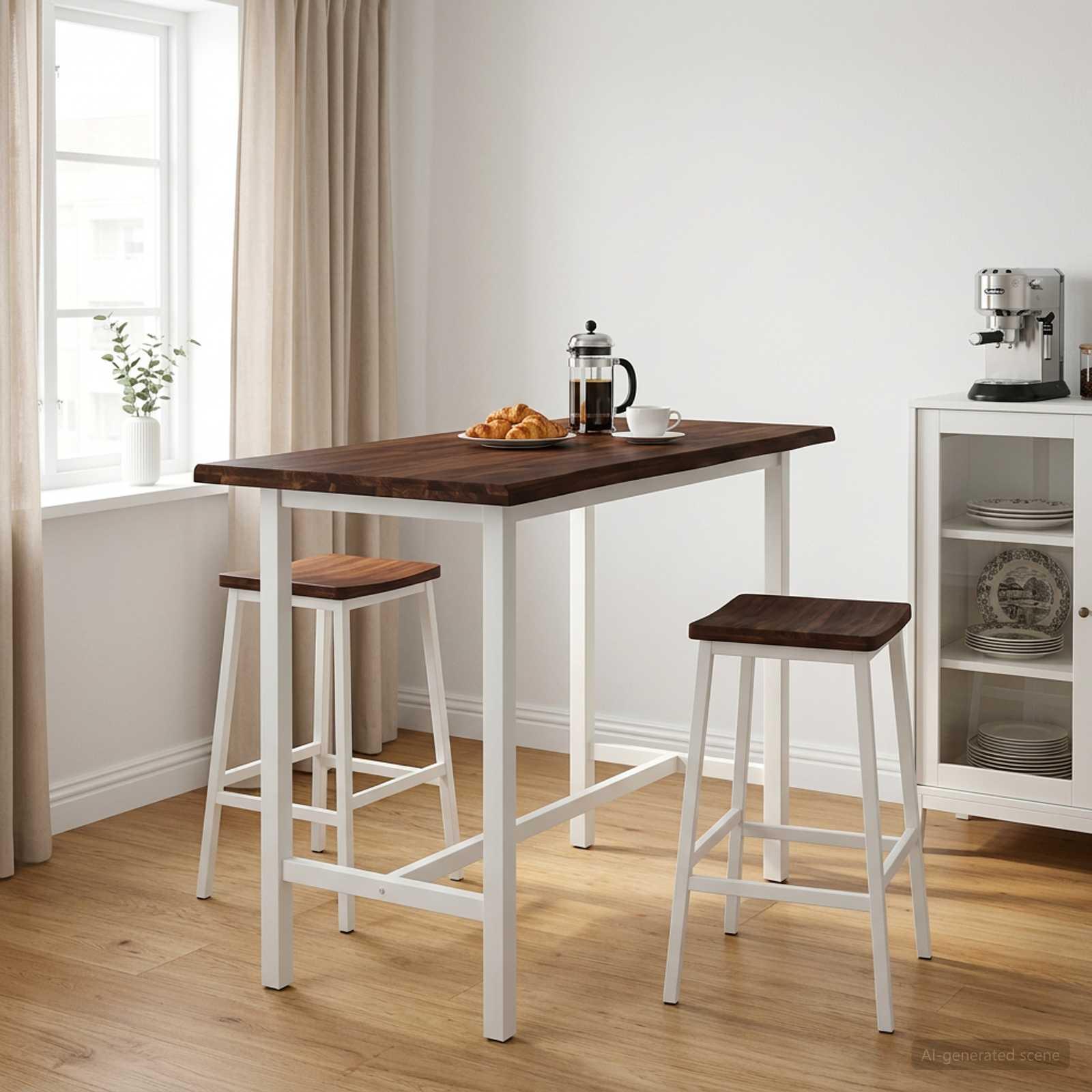 vidaXL Rektangulært Bordplade 90 x 50 x 3,5 cm Rektangulær Mørk Brun