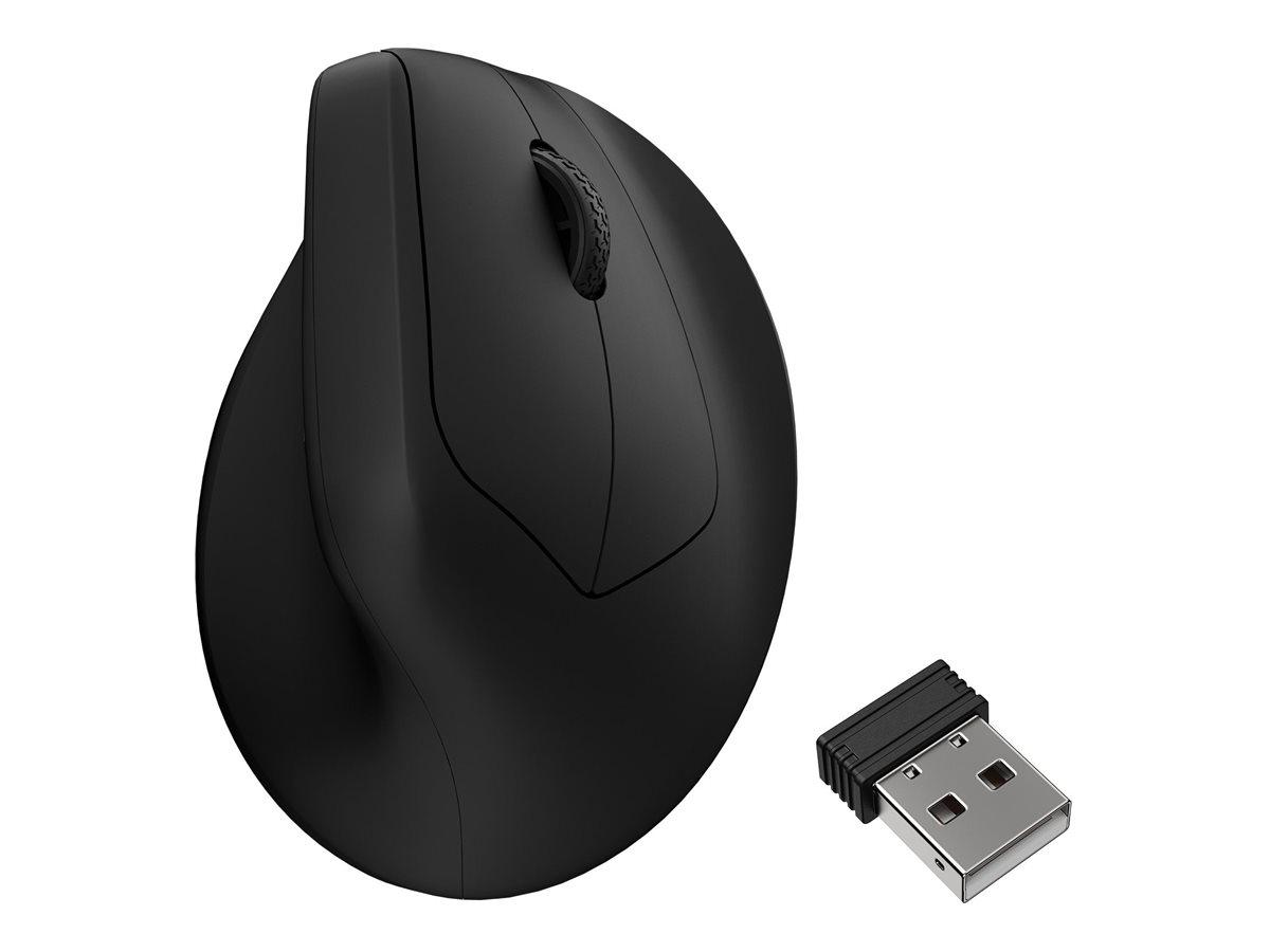 Keychron M5 trådløs højrehåndsmus med Bluetooth, RF og USB-C, optisk, 30 000 DPI