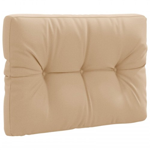 Palle rygpude VIANEN - sandfarvet 70 x 40 x 12 cm
