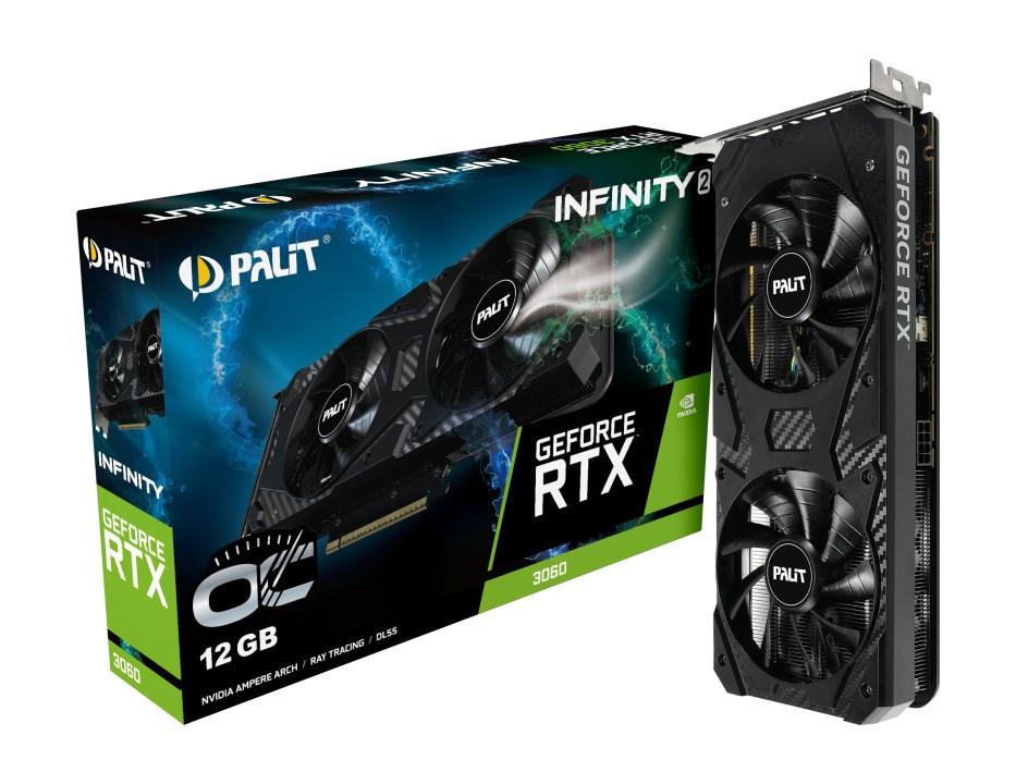 Grafikkort Palit GeForce RTX 3060 Infinity 2 OC 12 GB GDDR6