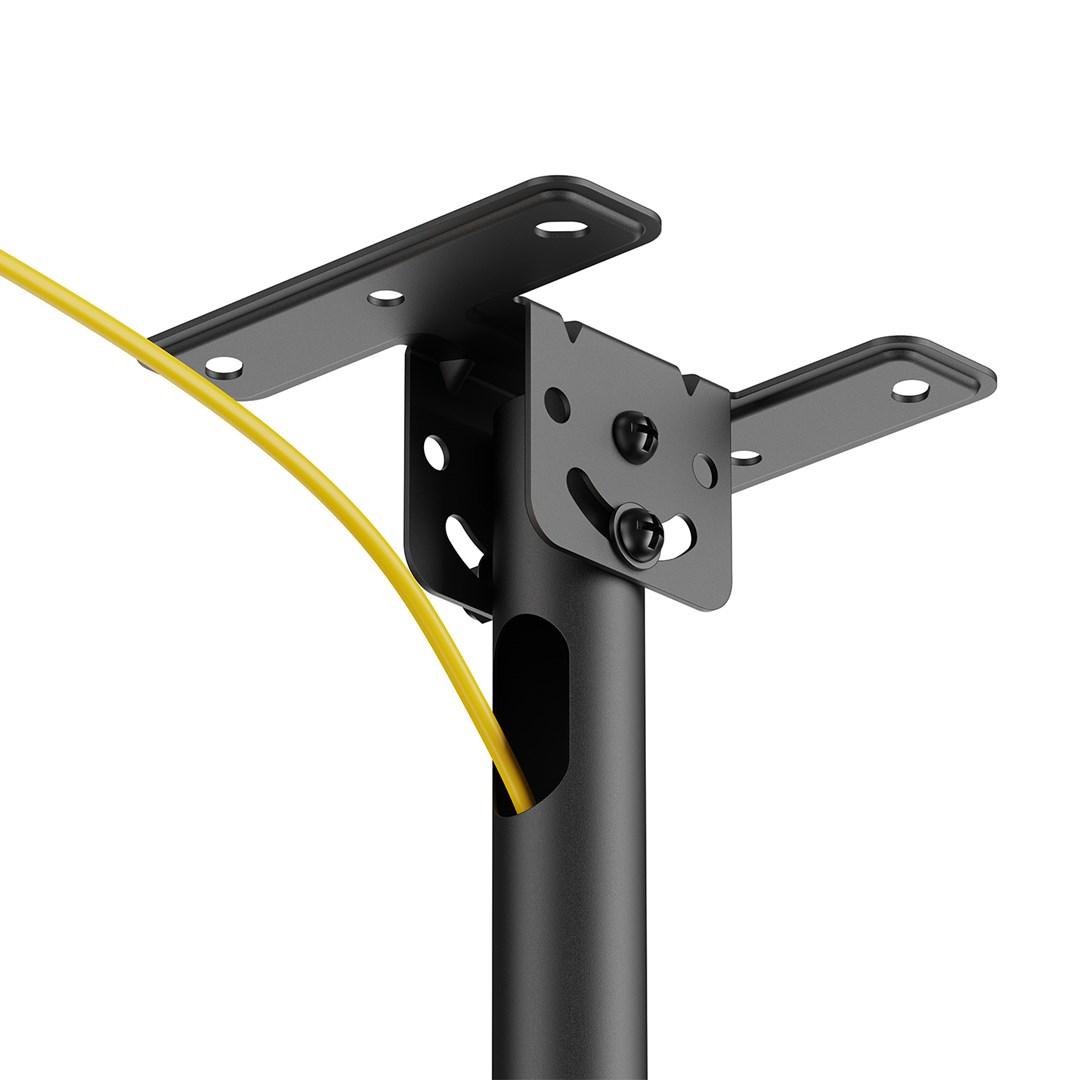 Maclean MC-173 loftbeslag til TV og skærm 37-86 tommer, VESA op til 600 x 400 mm, 50 kg, sort