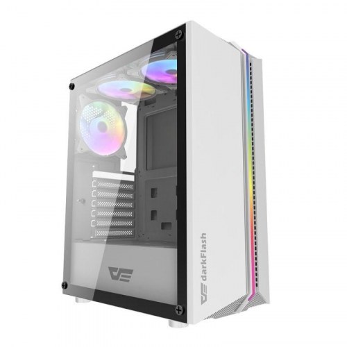 PC-kabinet darkFlash DK151 Midi Tower - hvid