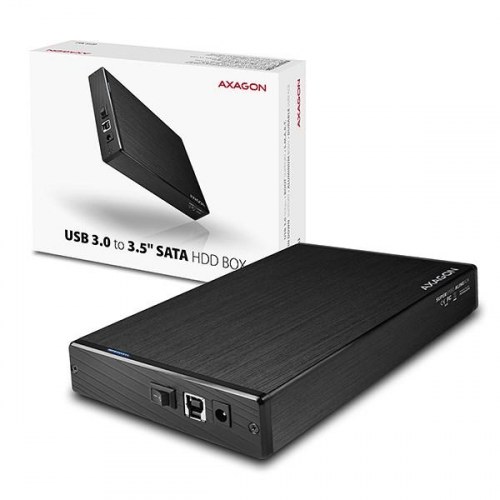 Harddiskkabinet AXAGON EE35-XA3 3,5" USB 3.0 - sort
