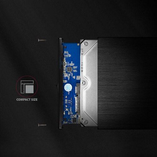 Harddiskkabinet AXAGON EE35-XA3 3,5" USB 3.0 - sort