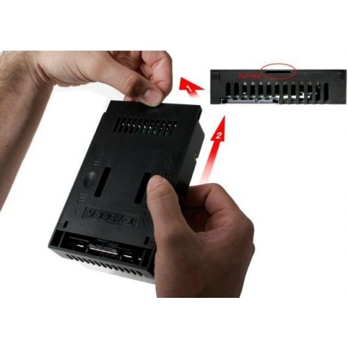 Computerkabinetdel Icy Dock MB882SP-1S-2B - sort