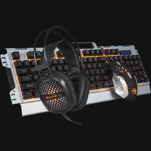 Gaming tastatursæt Marvo CM303 - sort/sølv