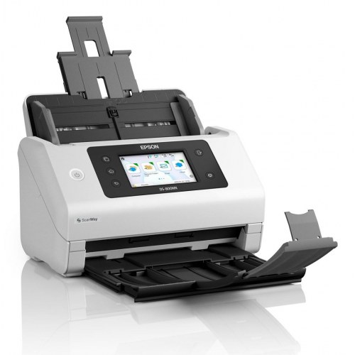 Arkfødningsscanner Epson WorkForce DS-800WN A4 - hvid