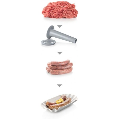Kødhakker Bosch MFW68660 - sort/krom