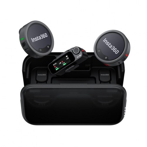Trådløst mikrofonsystem Insta360 Mic Pro - sort