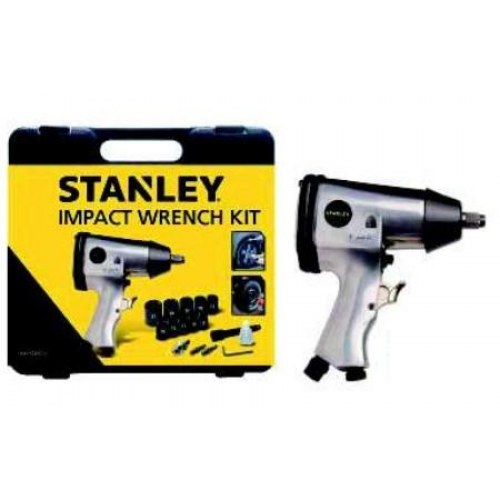 STANLEY 160157XSTN pneumatisk slagnøgle 1/2" 6 bar 4600 rpm - sort/sølv