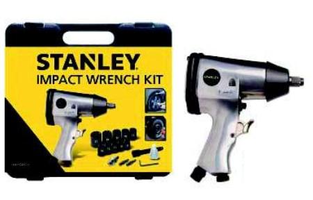 STANLEY 160157XSTN pneumatisk slagnøgle 1/2" 6 bar 4600 rpm - sort/sølv