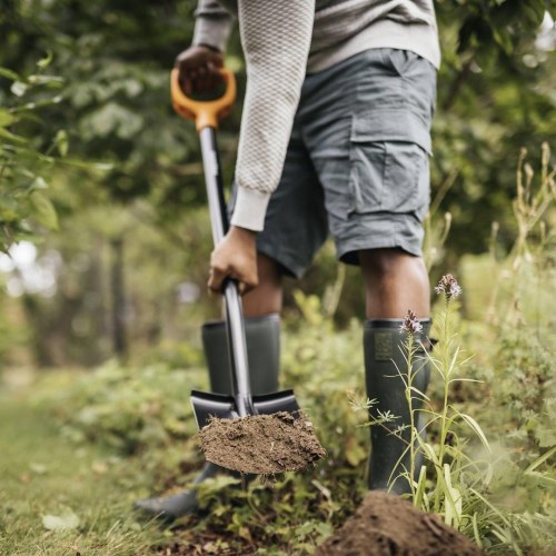 Spade Fiskars Solid Metal