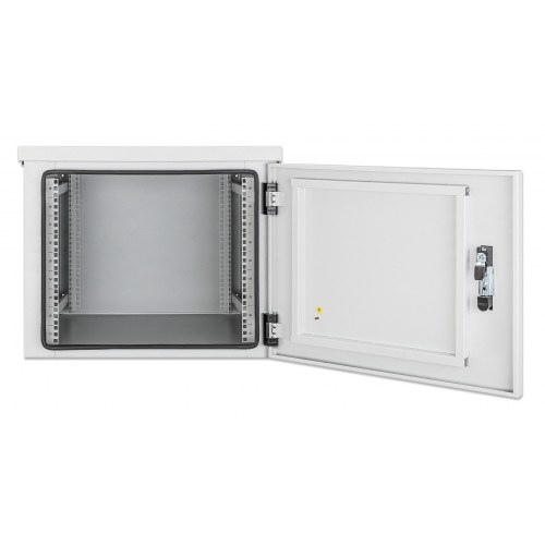 Vægmonteret 19" rackskab Intellinet Industrial IP55 9U - 600 mm, lysegrå