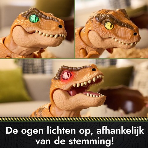 Interaktiv dinosaur med æg Jurassic World Primal Hatch T. Rex