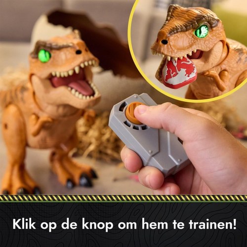 Interaktiv dinosaur med æg Jurassic World Primal Hatch T. Rex