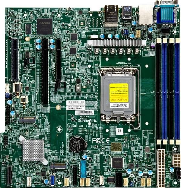 Serverbundkort Supermicro MBD-X13SCH-F - Intel C226, LGA 1700, micro ATX