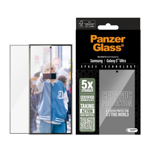 Skærmbeskytter PanzerGlass Ceramic Samsung Galaxy S25 Ultra - Ultra-Wide Fit
