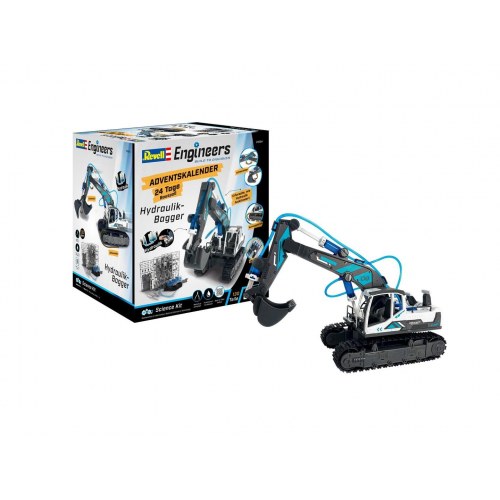 Adventskalender Revell Engineers Hydraulisk gravemaskine