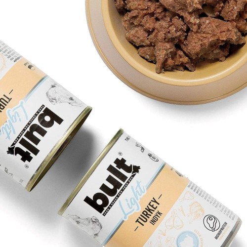Vådfoder til hunde bult Light Mono Turkey - 400 g