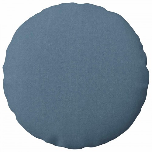 Runde pudebetræk 6 stk. HEERLEN - Jeans blå, Ø 30 cm
