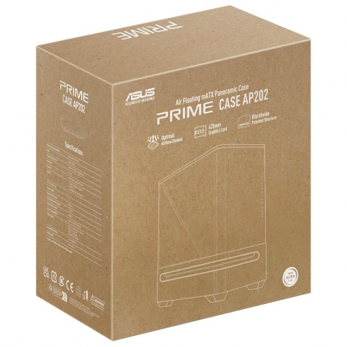PC-kabinet ASUS PRIME AP202 ARGB Mini Tower - sort