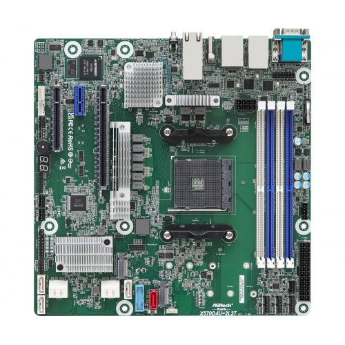 Bundkort ASRock X570D4U-2L2T/BCM AMD X570 Socket AM4 micro ATX