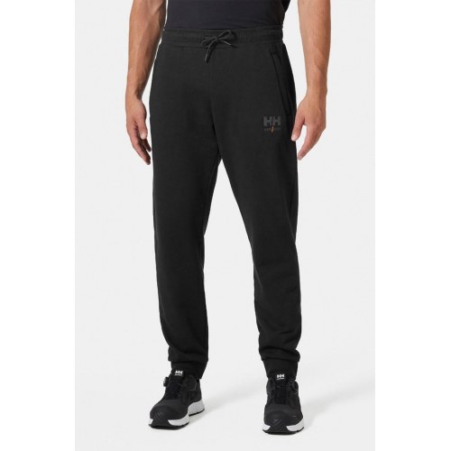 Helly Hansen Essential sorte sweatpants med snøre i taljen - størrelse L