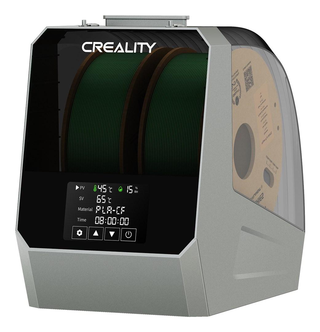 Creality Space Pi Plus filamenttørrer til 3D-printer, 45-70 °C, 160 W, grå