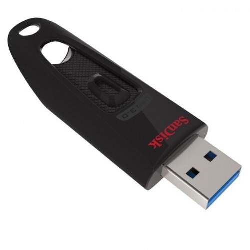 SanDisk Ultra USB-flashdrev 128 GB USB-A 3.2 Gen 1 - Sort